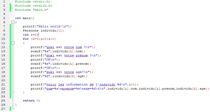 Structure Langage C - Exercice Carnet D'Adresse Par serapportantà Jeux