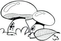 easy trippy mushroom coloring pages