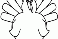 turkey clipart coloring page