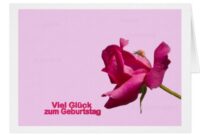 zum geburtstag viel gluck text