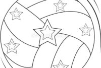 volleyball coloring page