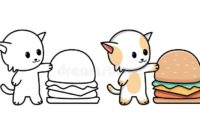 dessins a colorier hamburger chat dessins a colorier hamburger chat