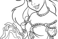 dessin a colorier ariel la petite sirene dessin a colorier ariel la petite sirene
