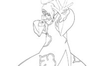 coloriage deidara coloriage deidara