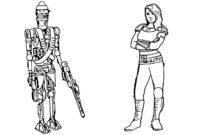 mandolorian coloring pages