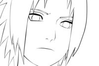 coloriage sasuke a imprimer