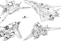 24 vaisseau spatial coloriage pics