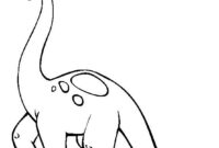 brontosaurus coloring pages