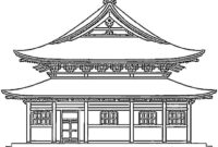 coloring page temple coloring page temple
