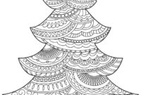 coloriage mandala noel