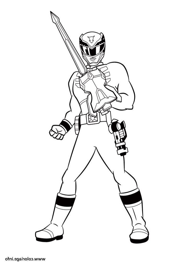 15+ Coloriage Power Rangers | Color Info