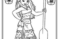 13 vaiana dessin a imprimer gratuit background