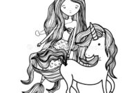 mermaid unicorn coloring pages mermaid unicorn coloring pages