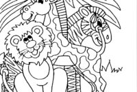 coloriage animaux 6 mois
