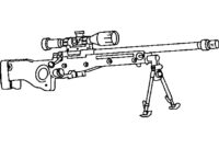 sniper gun coloring pages sniper gun coloring pages