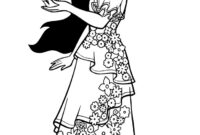 luisa madrigal coloring page