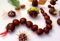 kastanien basteln kindern kastanien basteln kindern