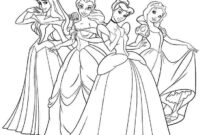 disney princesses printable coloring pages disney princesses printable coloring pages