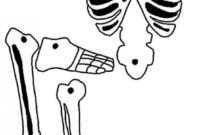 halloween skeleton outline halloween skeleton outline