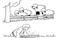 the lost sheep coloring page the lost sheep coloring page