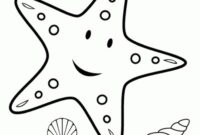 starfish printable coloring pages