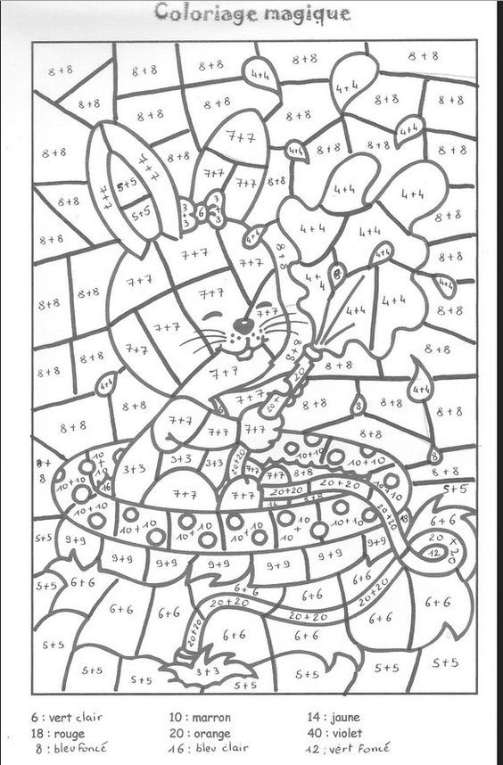 26+ Coloriage Magique Ce2 Franã Ais | Color Info