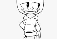 ducktales coloring page