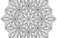 coloriage mandala juin