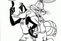 looney tunes space jam coloring pages