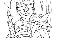 army soldier coloring pages