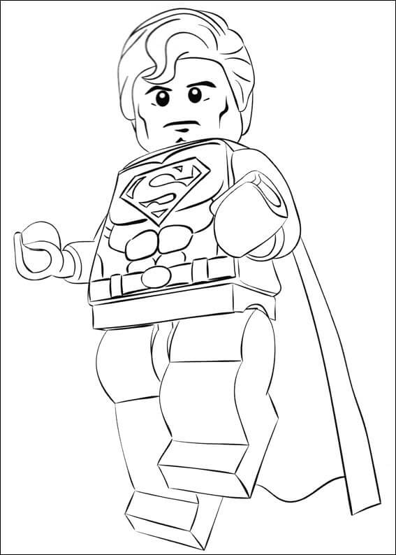 Lego Superman Coloring Games - ColoringGames.Net