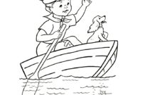 pictures of boats to color