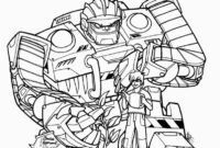 rescue bot coloring page