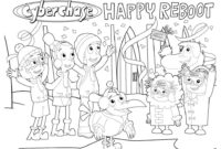 cyberchase coloring pages