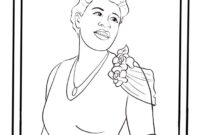 ella fitzgerald coloring page ella fitzgerald coloring page