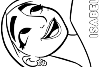 encanto isabella coloring pages encanto isabella coloring pages