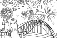 firework coloring page