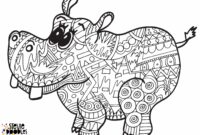 coloring pages of hippos coloring pages of hippos