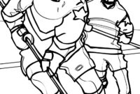 hockey color pages hockey color pages