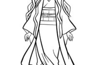 printable coloring nezuko coloring pages printable coloring nezuko coloring pages