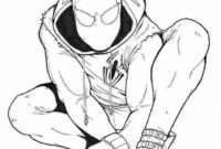 miles morales spiderman coloring page miles morales spiderman coloring page