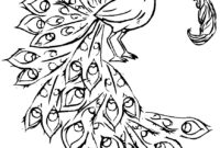 peacock coloring pages
