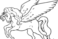 coloring pages pegasus