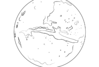 mars coloring page