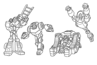 rescue bots coloring pages free