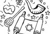 rosh hashanah coloring pages
