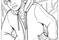 miles morales coloring page miles morales coloring page