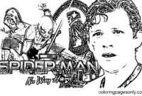 black suit spider man no way home coloring pages black suit spider man no way home coloring pages