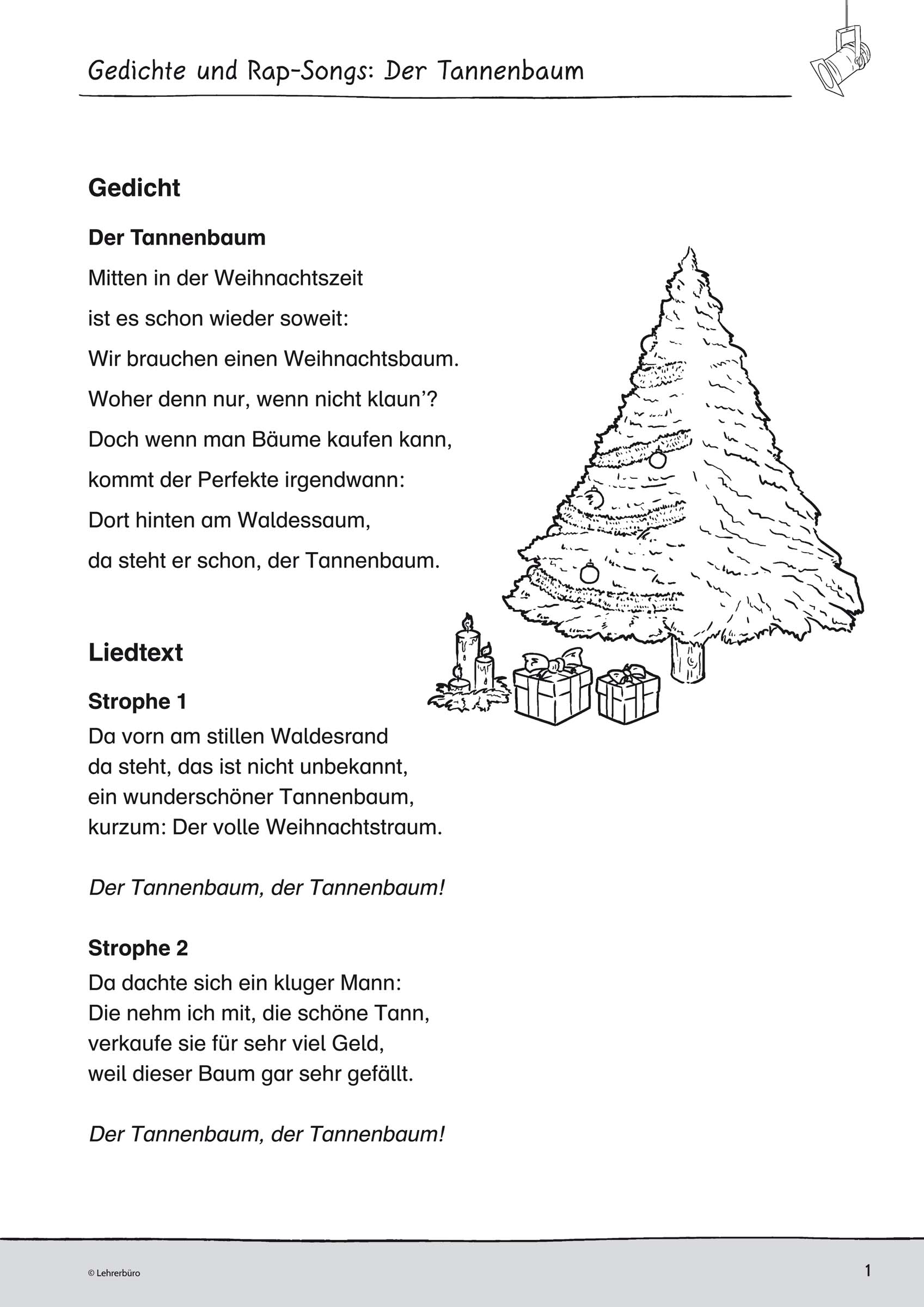 Grundschule Unterrichtsmaterial Musik Musizieren/Singen Vom Gedicht zum