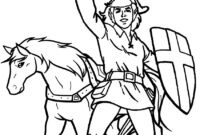 link zelda coloring page